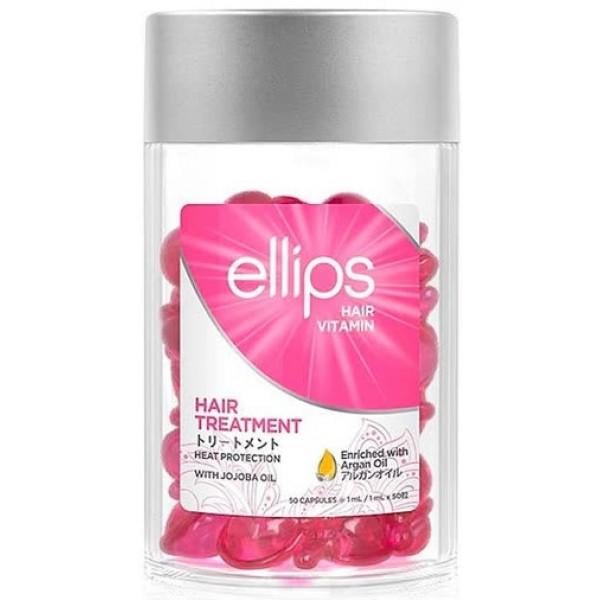 Витамины для волос Ellips Hair Vitamin Терапия для волос с маслом жожоба 50 шт.