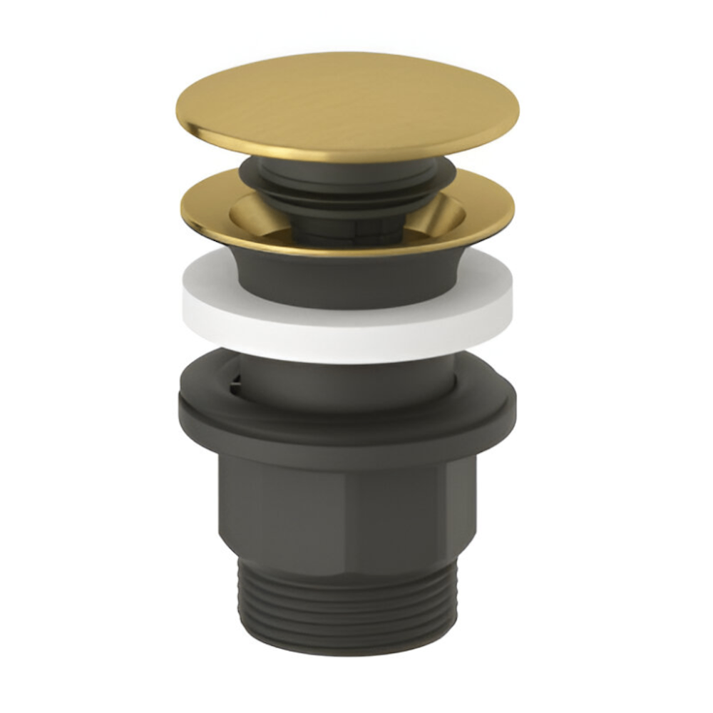 Клапан донный Kludi 1 1/4" для раковины брашированный Золотой (10426N000)