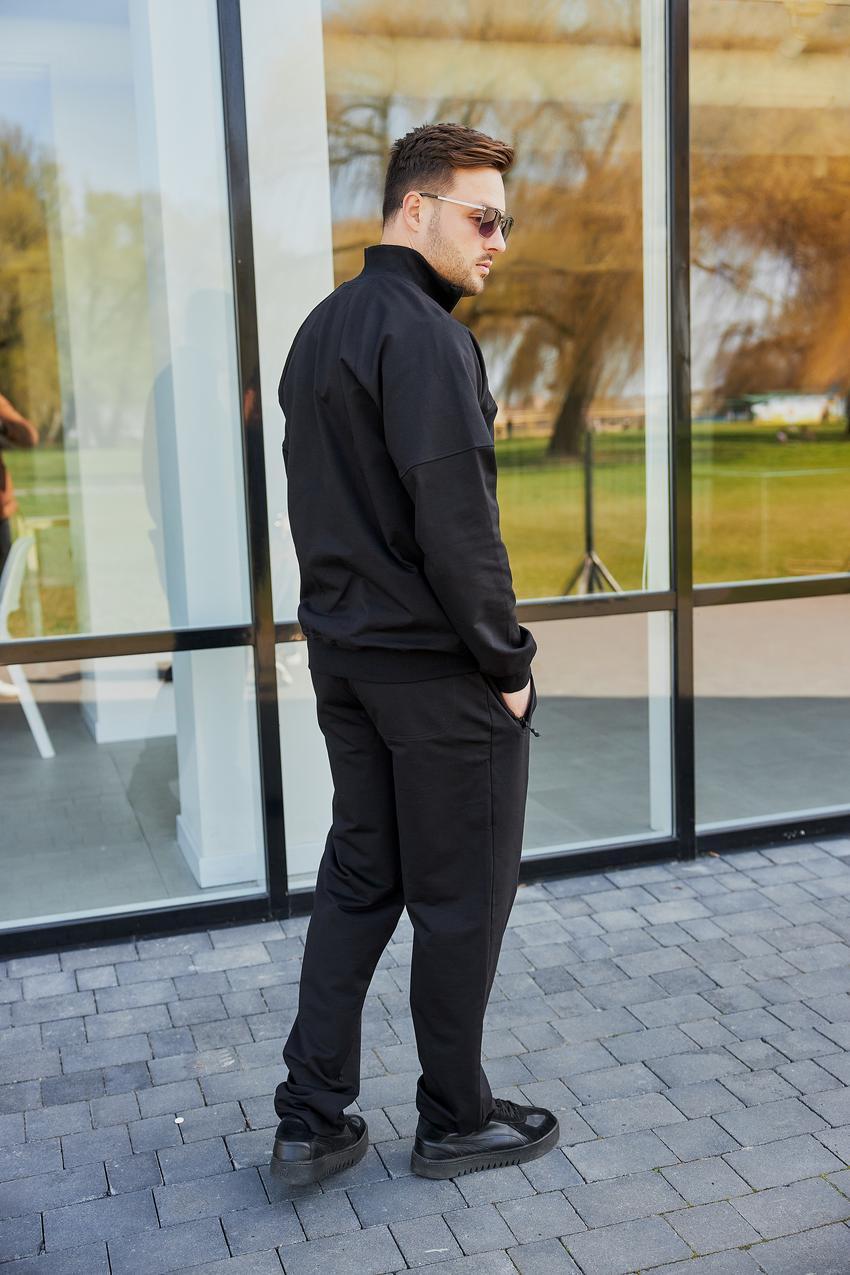 Джемпер мужской М180.3 с молнией на горловине M Черный (888-1-61) - фото 5 Джемпер мужской М180.3 с молнией на горловине M Черный (888-1-61) - фото 5