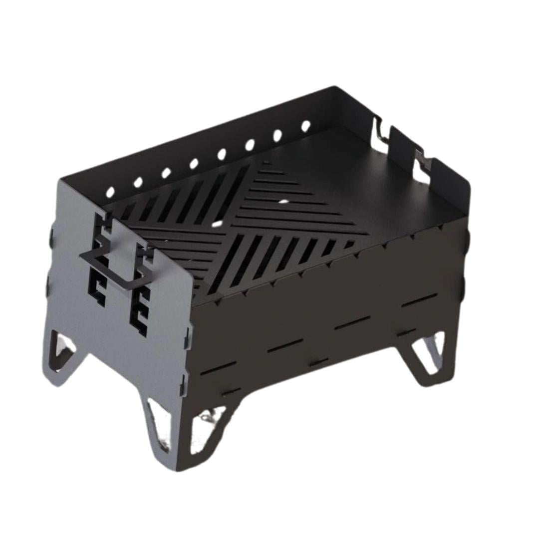 Мангал-гриль Carino Level разборной с грилем 500х330х324 мм металл 3 мм без покрытия (L50)