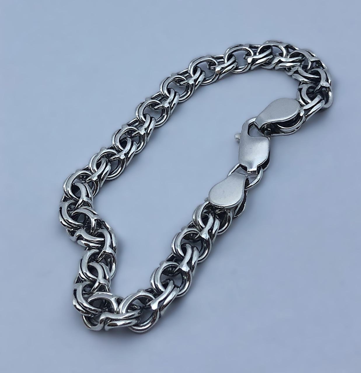 Браслет срібний Козацький бісмарк 19-23