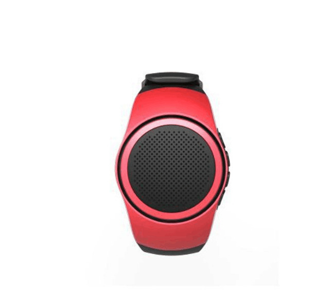 Бездротова Bluetooth колонка SUNROZ B20 у вигляді годинника 3W Червоний (SUN0410)