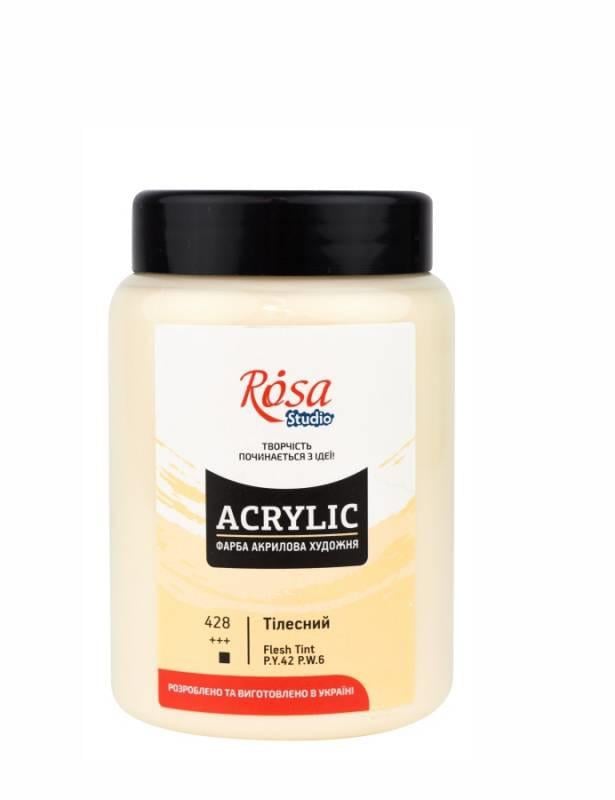 Краска акриловая ROSA Studio 400 мл Телесный (skl-428)