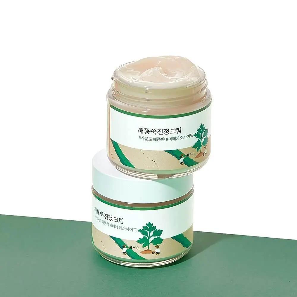 Заспокійливий крем ROUND LAB MUGWORT Calming Cream 80 мл (10461554) - фото 2