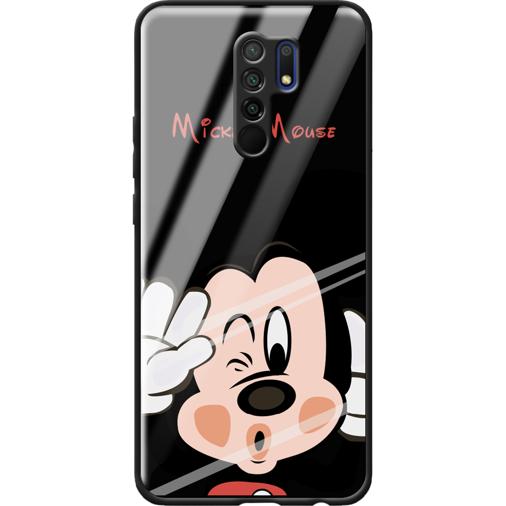 Чохол Boxface Xiaomi Redmi 9 Mister M Чорний силікон зі склом (40233-cc58-40865)