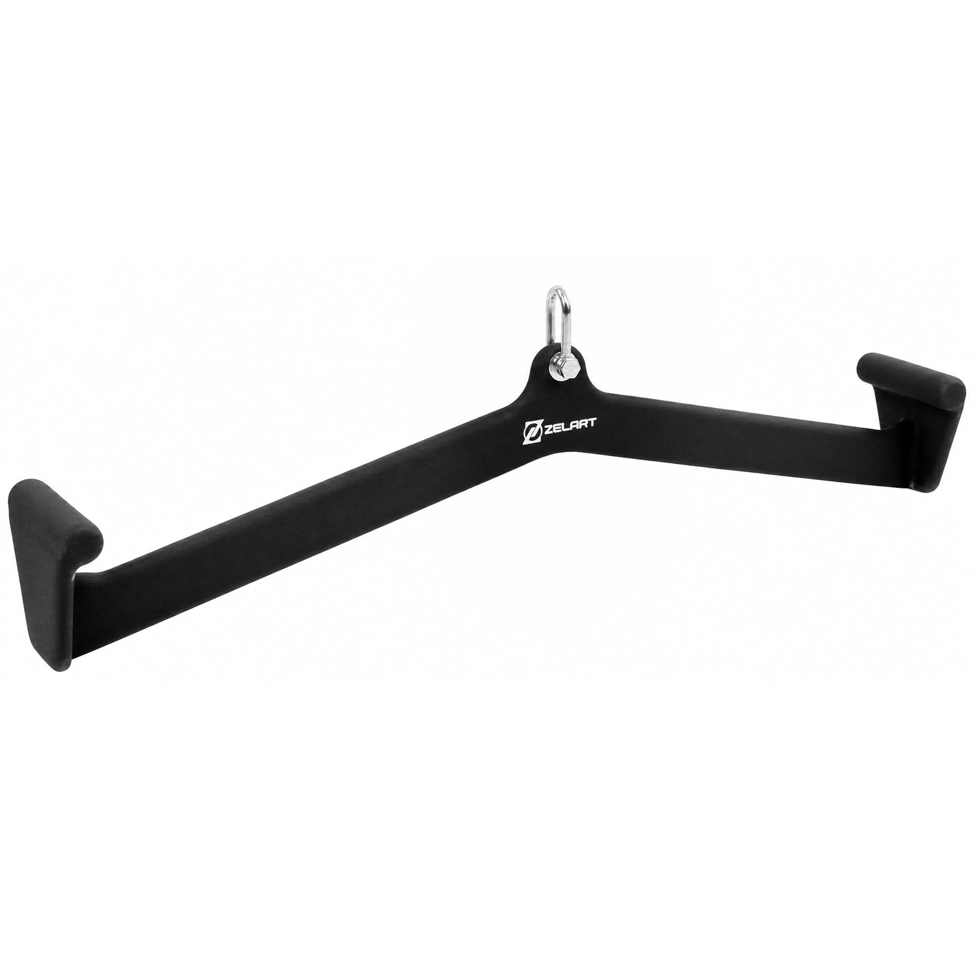 Рукоятка для тяги вниз Zelart TA-00062 Lat Pull Down Bar с широким хватом нескользящее покрытие 72,5х12,2х17 см Черный (TA-00062) Рукоятка для тяги вниз Zelart TA-00062 Lat Pull Down Bar с широким хватом нескользящее покрытие 72,5х12,2х17 см Черный (TA-00062)