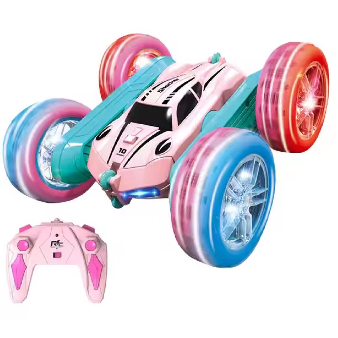Машинка трюковая Twist CAR Soli 2.4Gc на пульте радиоуправления YKC0013 Голубо-розовый