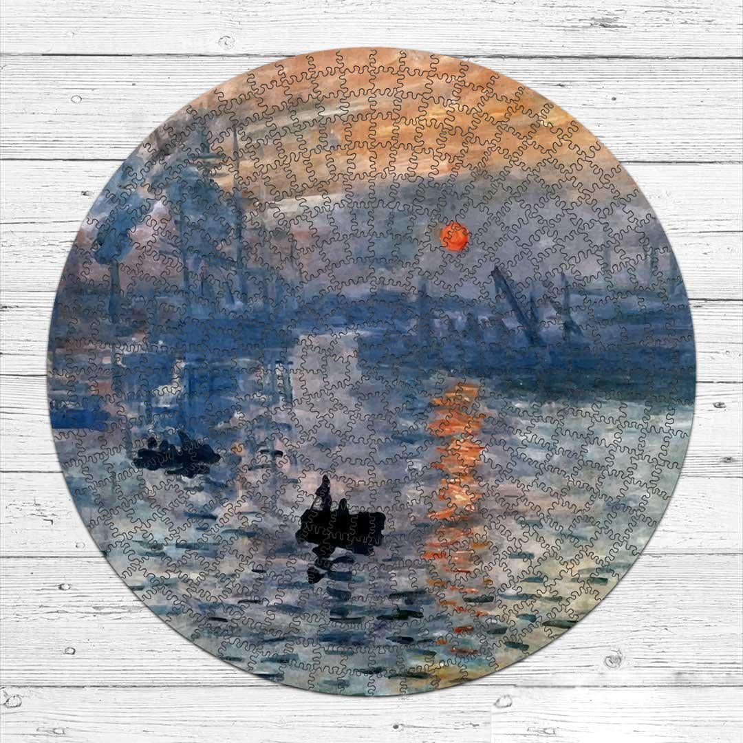 Деревянный пазл Впечатление 40х40 см в подарочной деревяной коробке (PZL30005-M-box)