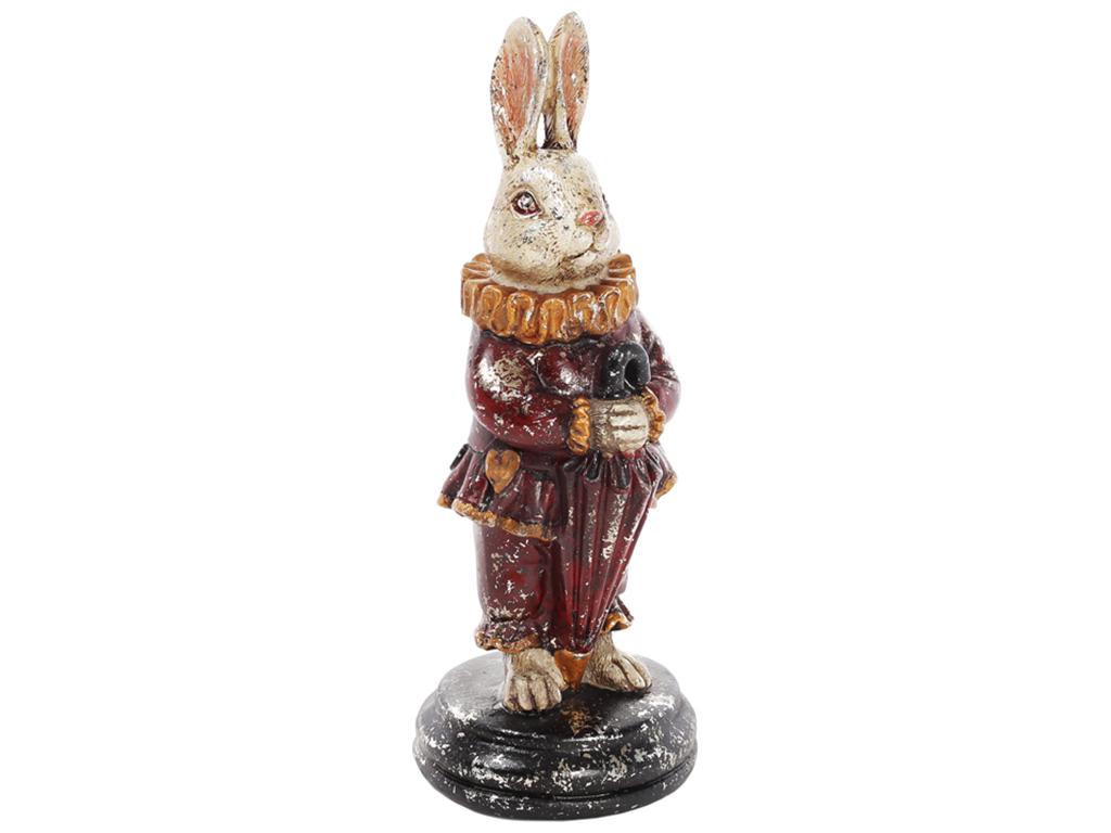 Фигурка декоративная Белый кролик 19,5 см (BDI-419-141)