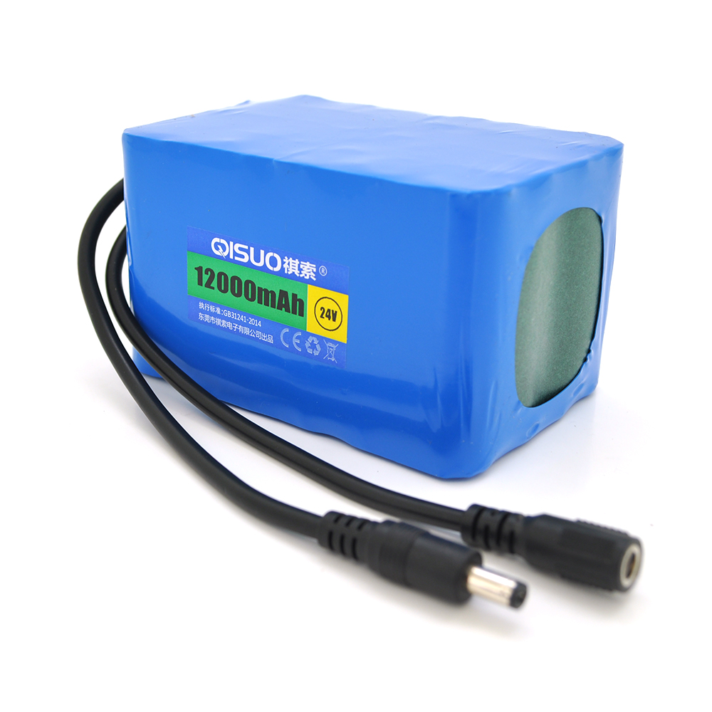 Аккумулятор литиевый QiSuo 24V 12000 mAh Li-ion 18650 для электромобилей (26015)