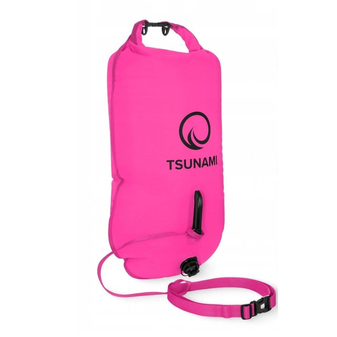 Буй для плавания TSUNAMI надувной 2в1 Pink (P-5907739314031)