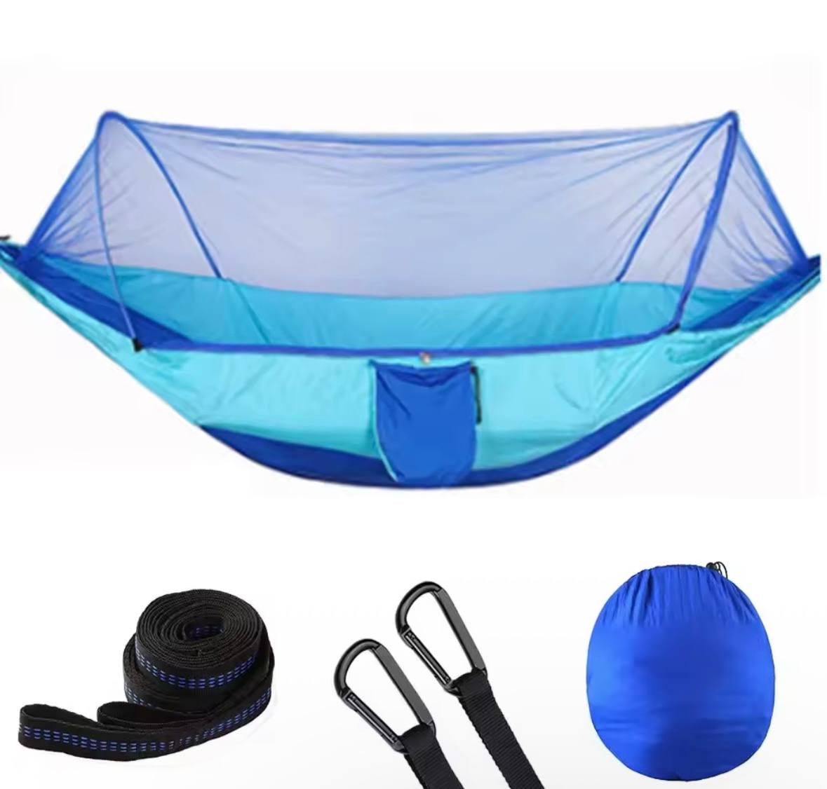 Гамак подвесной с москитной сеткой Голубой (ed938d68)