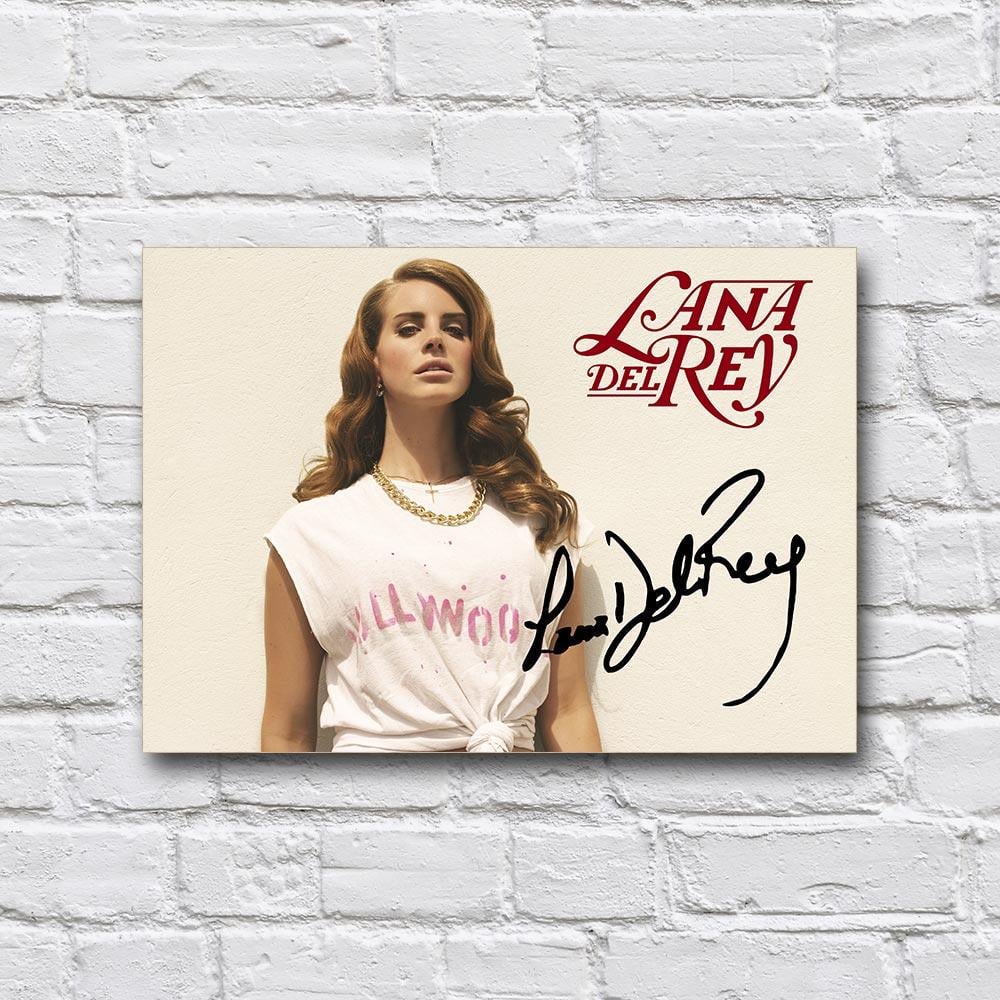 Постер деревянный Лана Дель Рей 210х297 мм (21257680)