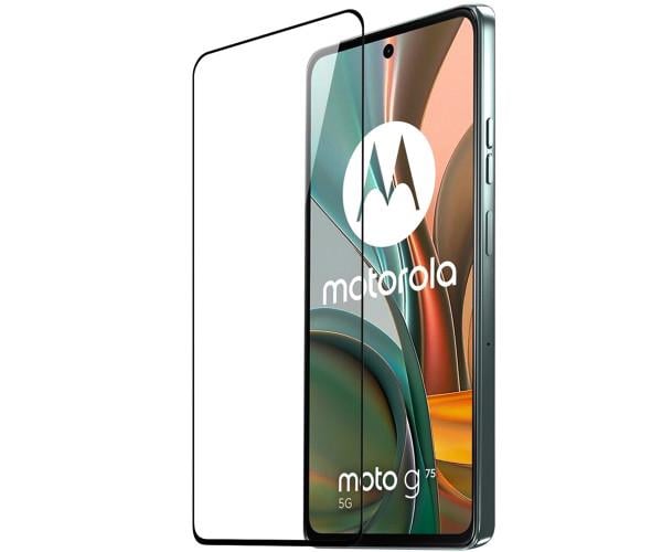 Защитное стекло Full Screen Tempered Glass для Motorola Moto G75, Black