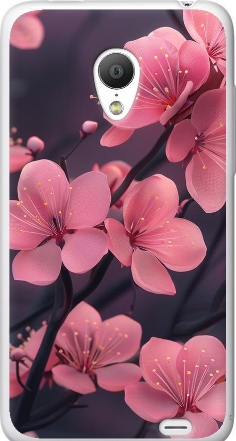 Чехол на Meizu MX3 Пурпурная сакура (6075u-310-42517)