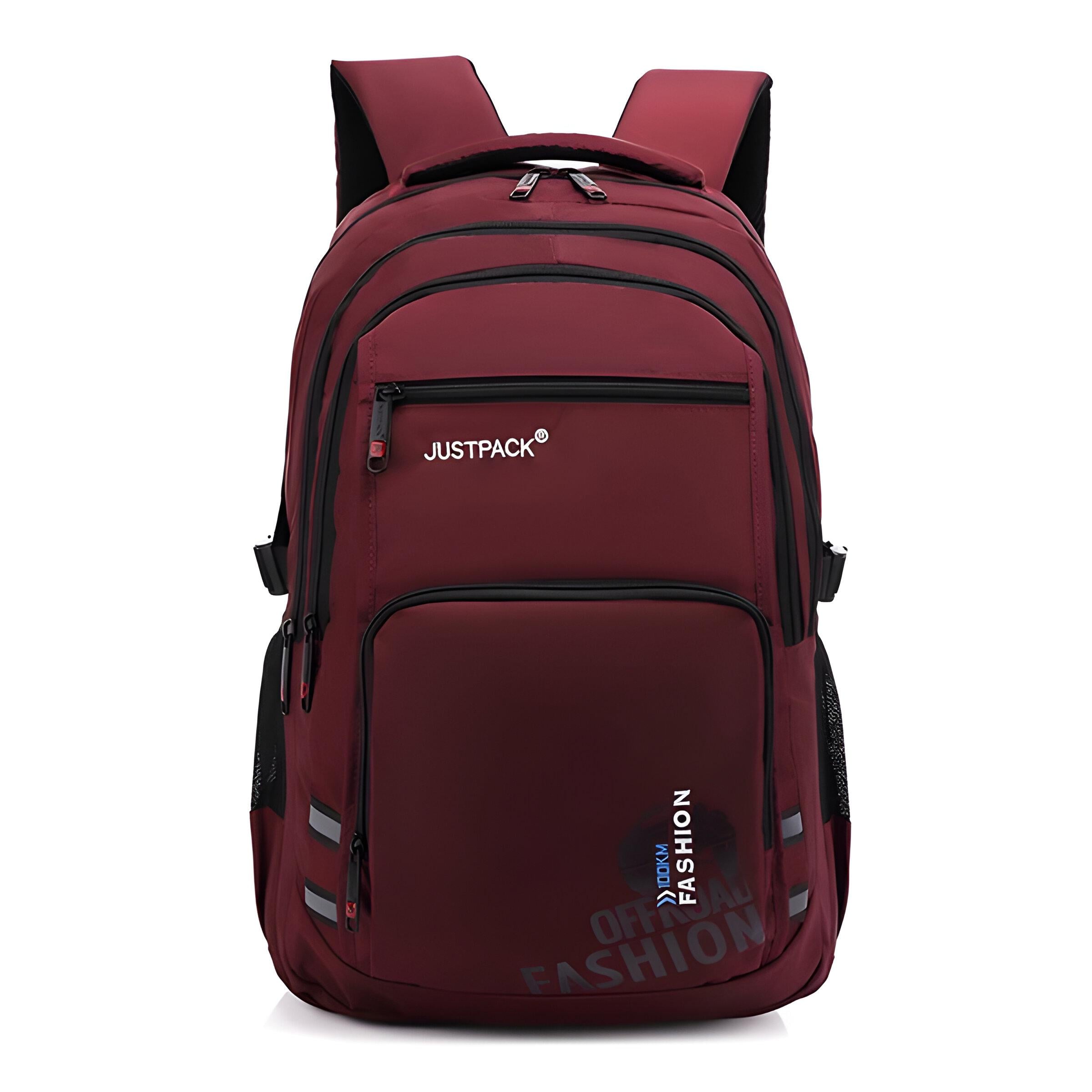 Рюкзак городской Justpack с ортопедической спинкой Бордовый (5773/Д)