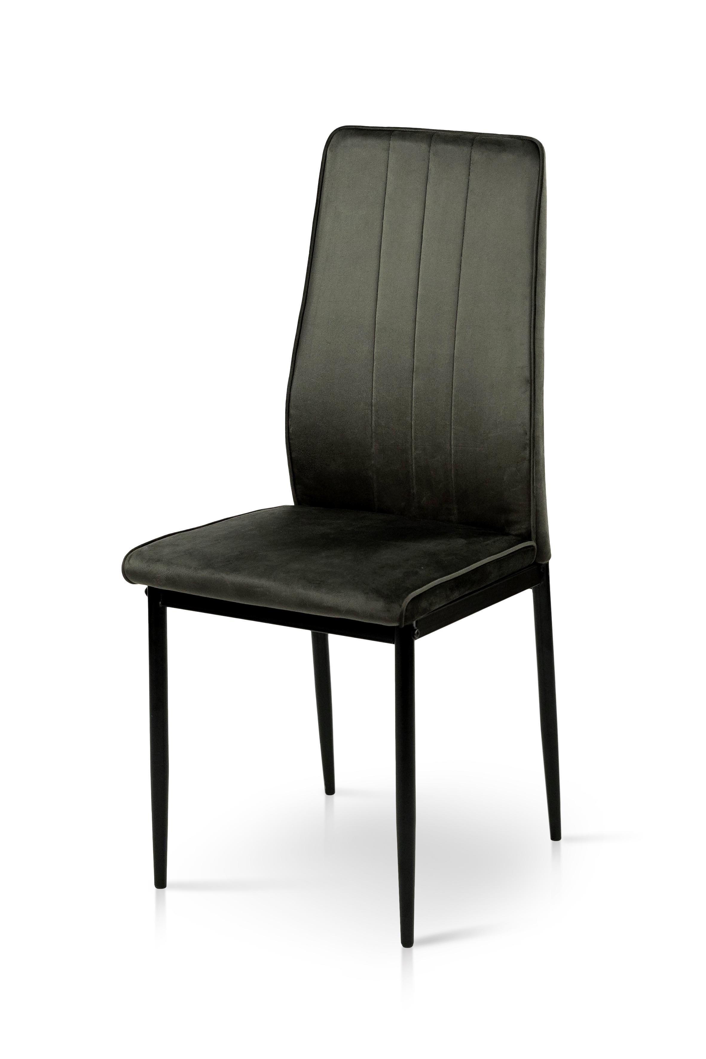 Стілець для кухні та вітальні ГРЕЙС Річь 410х970х400 мм Чорний/Графітовий (GAА0056270) - фото 2 Стілець для кухні та вітальні ГРЕЙС Річь 410х970х400 мм Чорний/Графітовий (GAА0056270) - фото 2