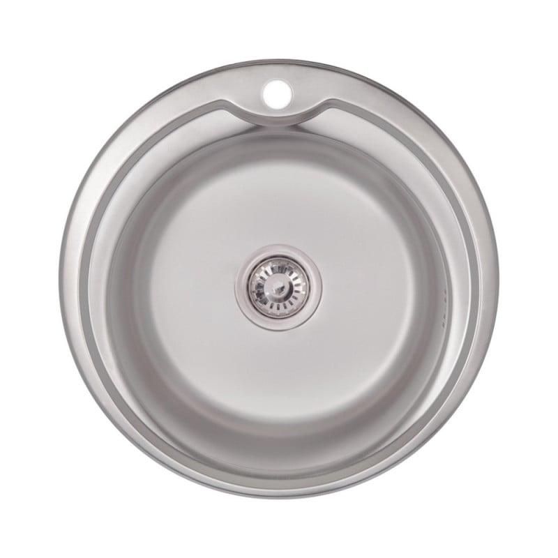 Мойка для кухни Lidz 510-D Satin 0,8 мм (LIDZ510DSAT)