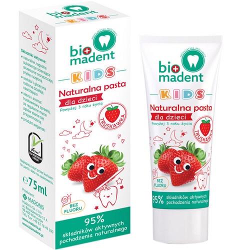 Зубна паста для дітей Bio Madent Kids Полуниця 100 мл (2640200624)