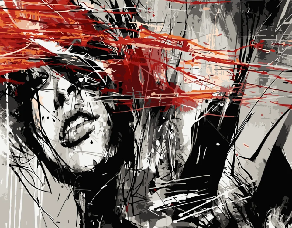 Картина по номерам Strateg Крик души 40x50 см (DY136)