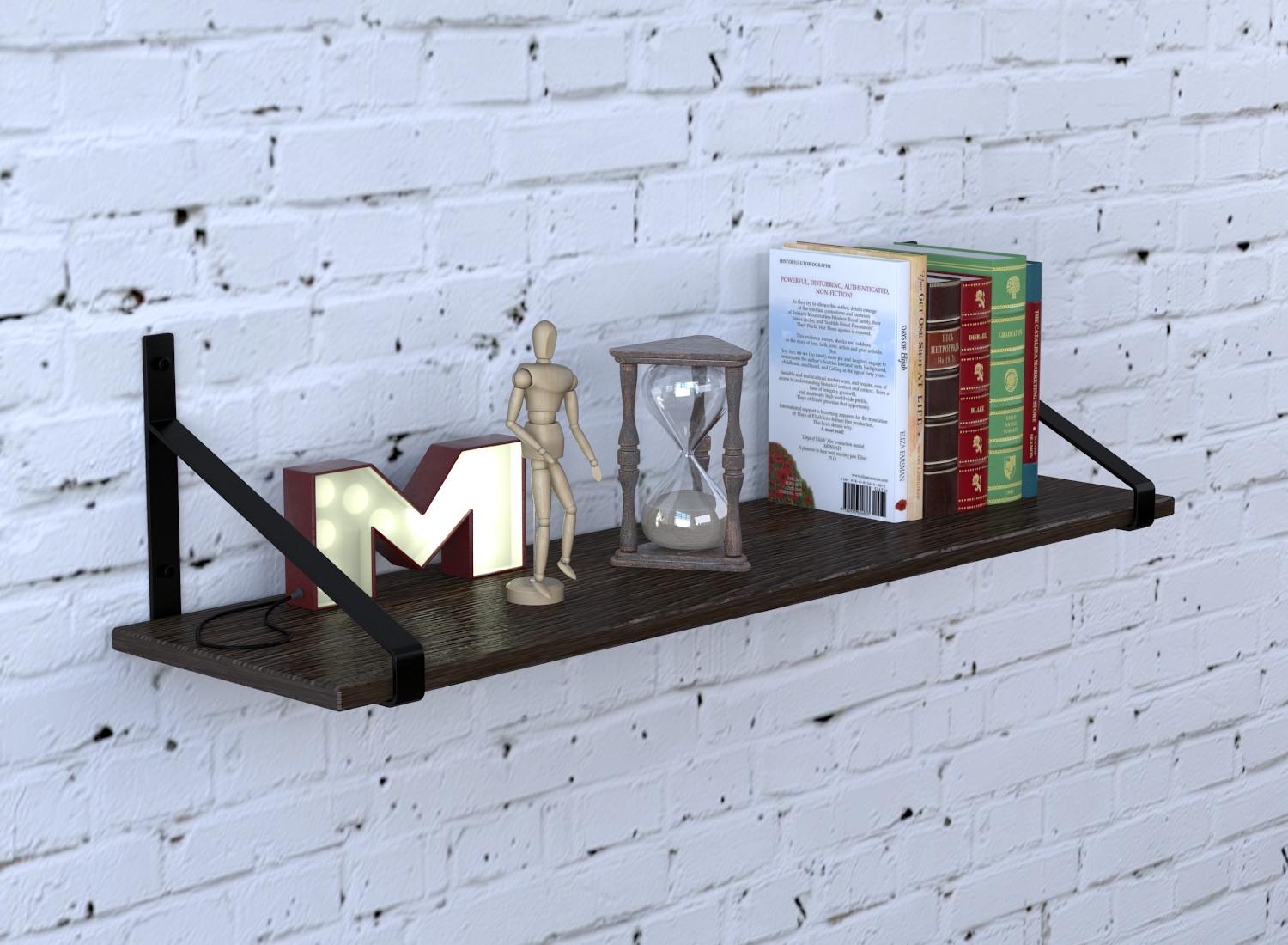 Полиця Loft Design PL-3-16 112 см Венге Корсика (53820c19545)