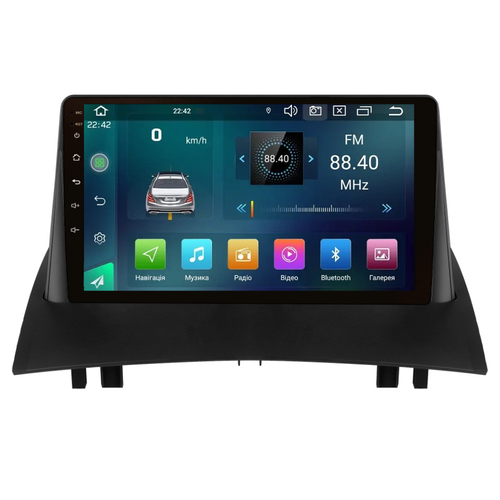 Магнитола штатная CYCLONE C9 CPL GSM Carplay 2/32 GB 4G для Renault Megane 2 2003-2009 г. (AR-81499)