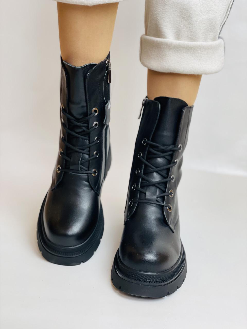 Ботинки женские зимние Farinni р. 38 24,5 см Черный (2705) - фото 2