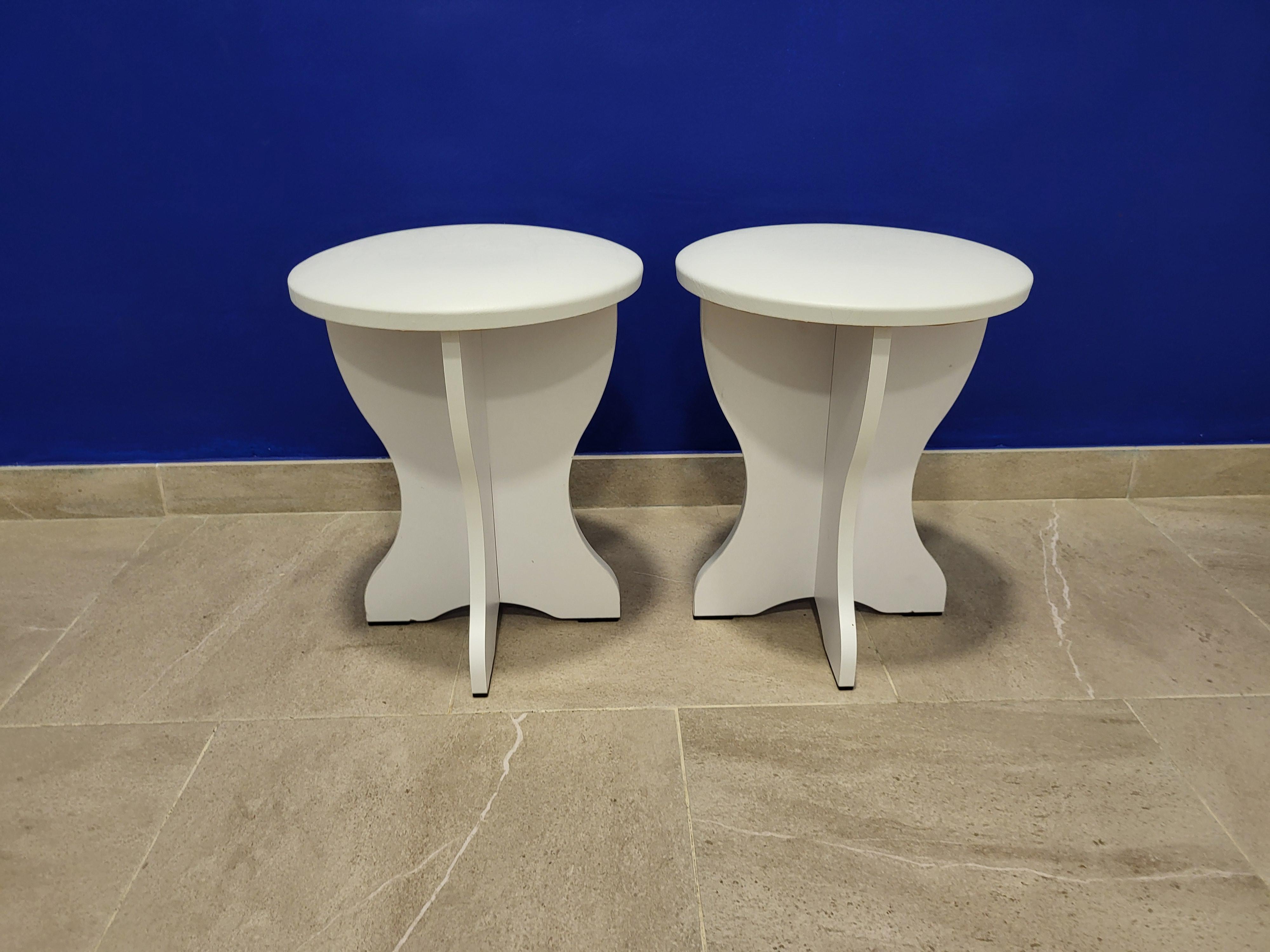 Комплект табуретов Боярин ДСП/экокожа 35х35х42 см 2 шт. Белый/Белый (2T-B-EB)