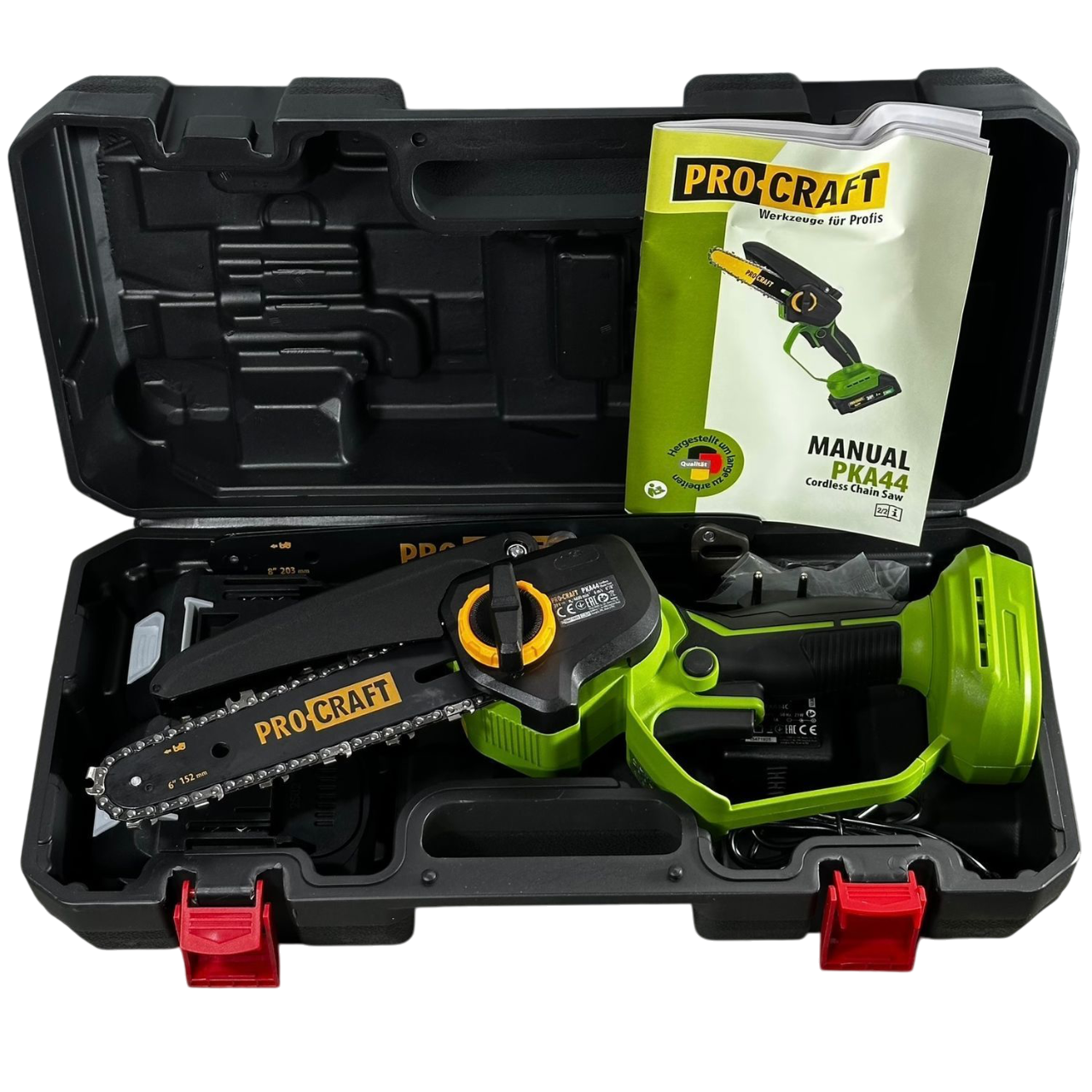Пила акумуляторна Procraft PKA44 міні 2 акб та зарядний пристрій в кейсі (2632815027) - фото 4 Пила акумуляторна Procraft PKA44 міні 2 акб та зарядний пристрій в кейсі (2632815027) - фото 4