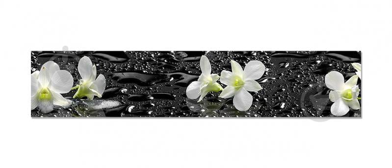 Наклейка виниловая кухонный фартук  Zatarga  "Мокрые орхидеи"  600х3000 мм (Z181311/2)