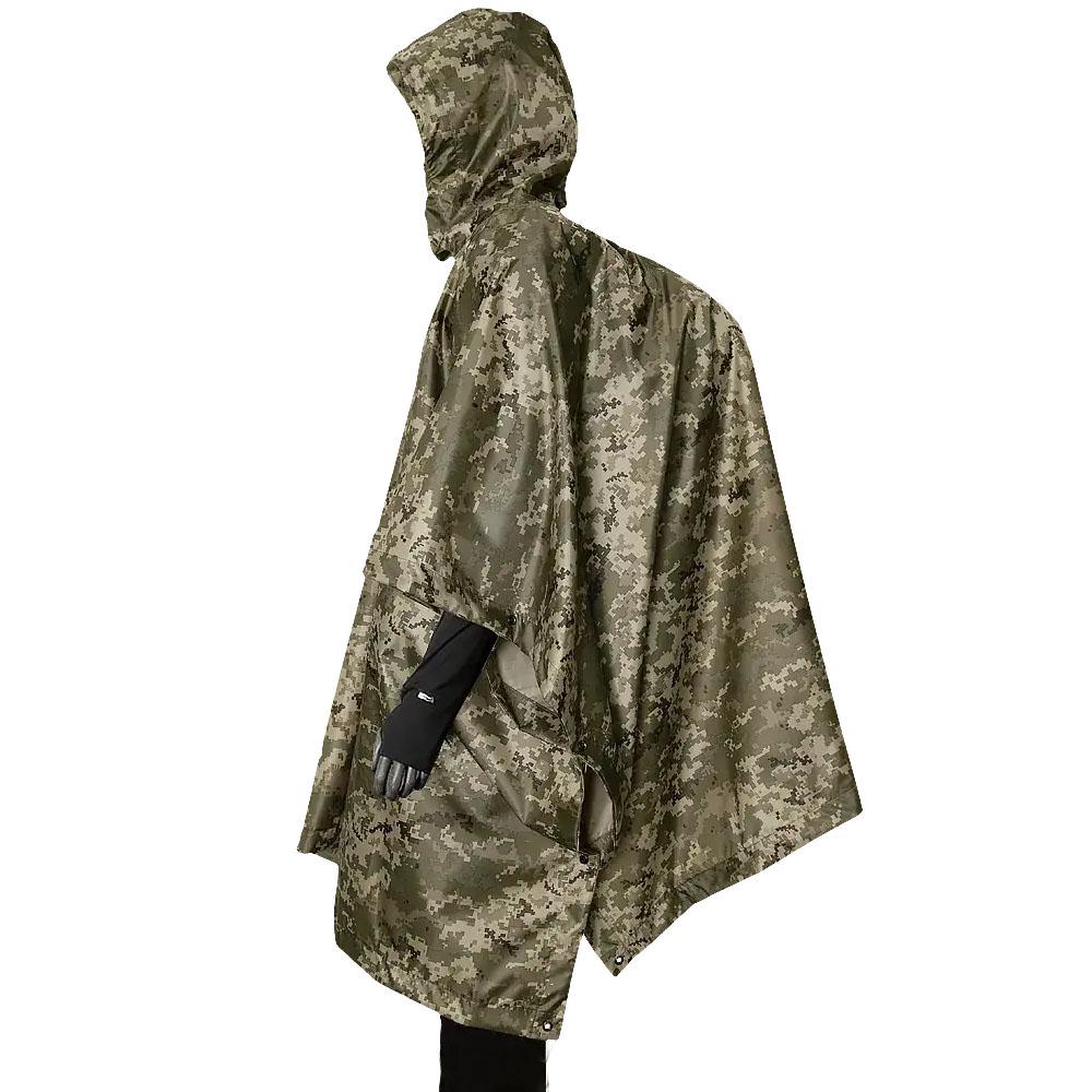 Плащ-намет із люверсами Камуфляж (138146) - фото 11