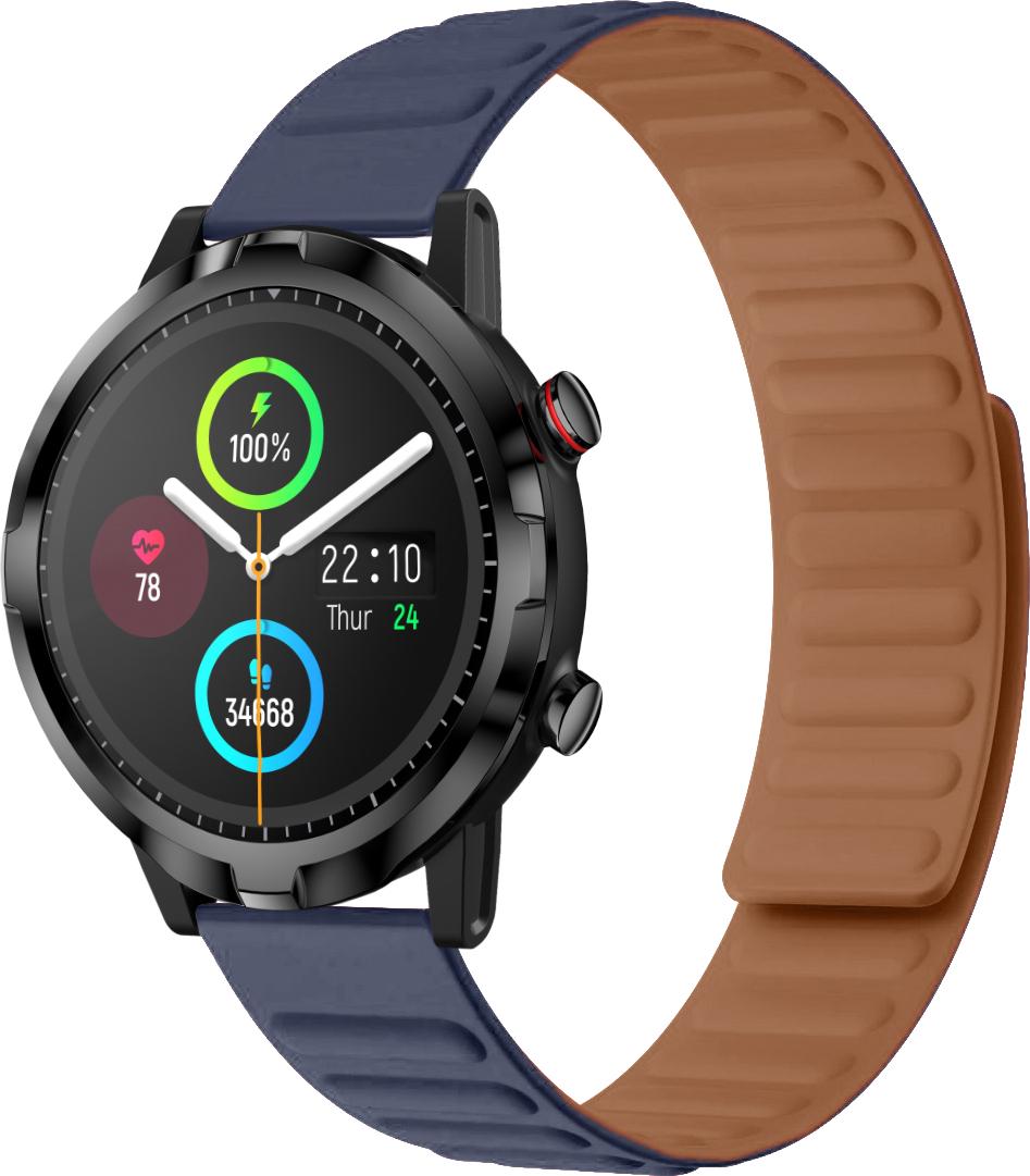 Ремешок Magneter для Haylou Smart Watch RT LS05S Dark Blue (26651-5D)