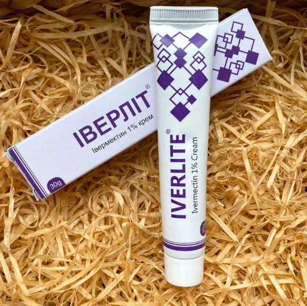 Крем від розацеа IVERLITE Ivermectin 1% Cream 30 г (IVER1) - фото 3