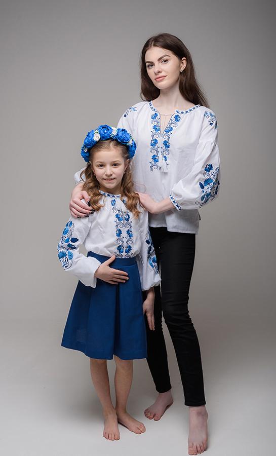 Вышиванка детская для девочки Вышиваночка р. 134 Белый (919-3) - фото 7 Вышиванка детская для девочки Вышиваночка р. 134 Белый (919-3) - фото 7