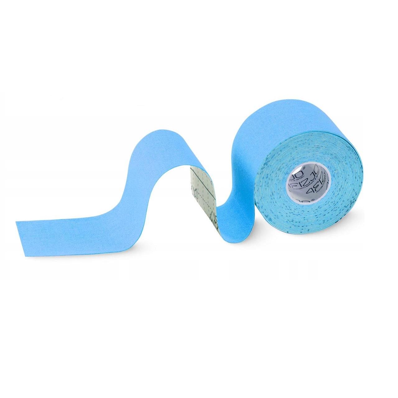 Стрічка кінезіологічна 4fizjo 7,5 см x 5 м Sky Blue (P-5907739318909)