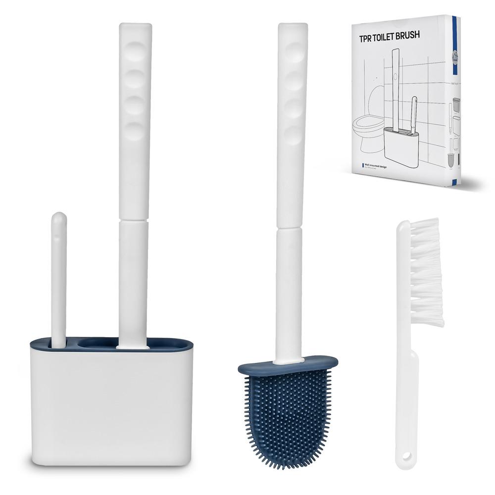 Ерш туалетный со щеткой на подставке 2 пр. 13х4,5х36 см (R32385) - фото 2 Ерш туалетный со щеткой на подставке 2 пр. 13х4,5х36 см (R32385) - фото 2