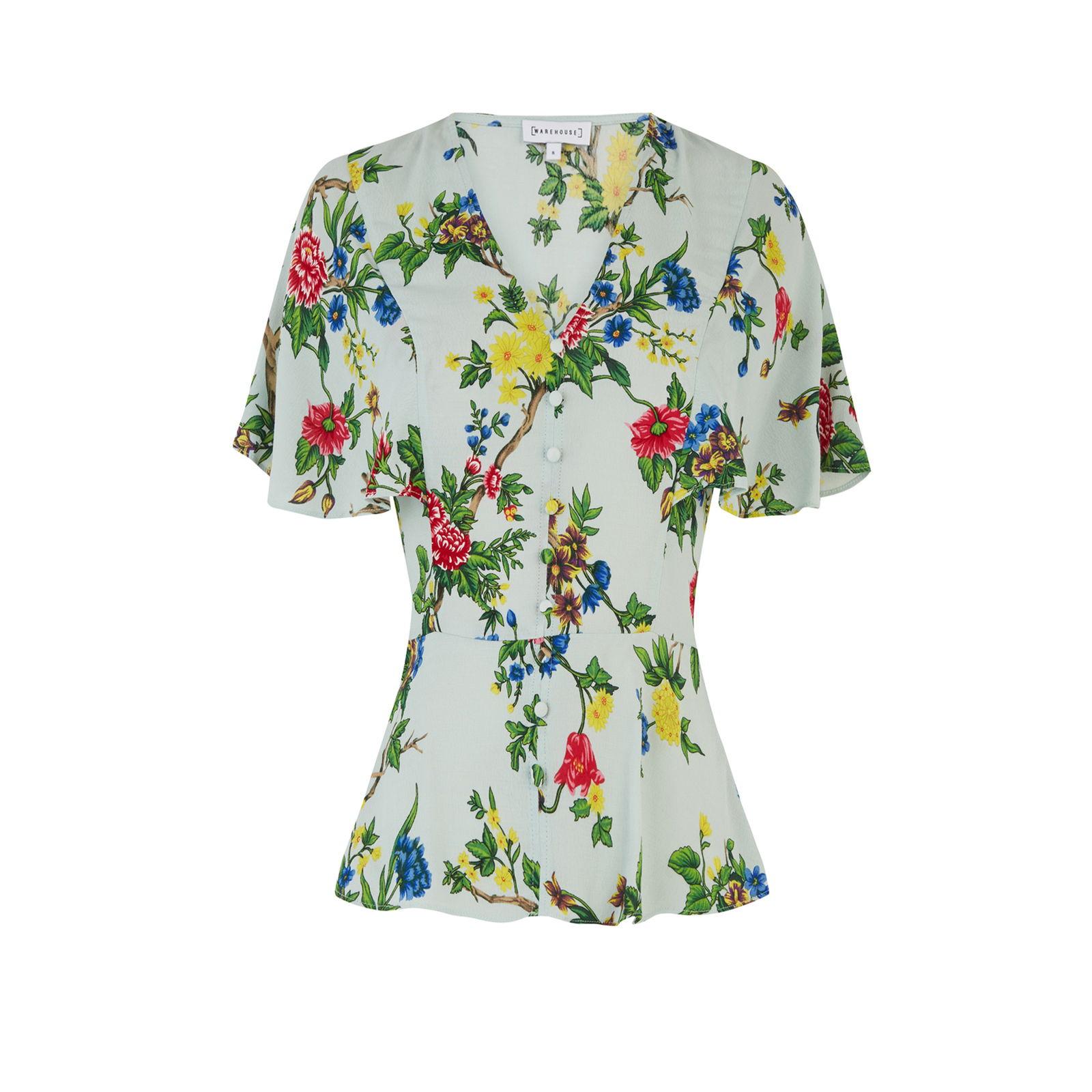 Топ warehouse 62606 34 квіти Зелений (3331109413555) - фото 4 Топ warehouse 62606 34 квіти Зелений (3331109413555) - фото 4