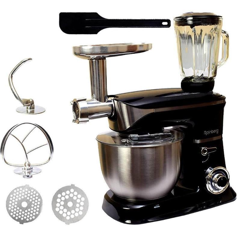 Кухонный комбайн Rainberg RB-8080 3в1 тестомес/мясорубка/блендер 2200 Вт (RB-8080) Кухонный комбайн Rainberg RB-8080 3в1 тестомес/мясорубка/блендер 2200 Вт (RB-8080)