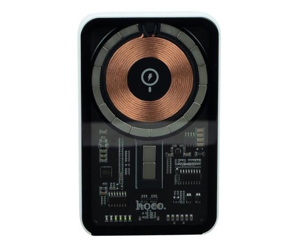 Устройство беспроводное зарядное Hoco Q10 PD20W Powerbank 5000 mAh White - фото 4 Устройство беспроводное зарядное Hoco Q10 PD20W Powerbank 5000 mAh White - фото 4