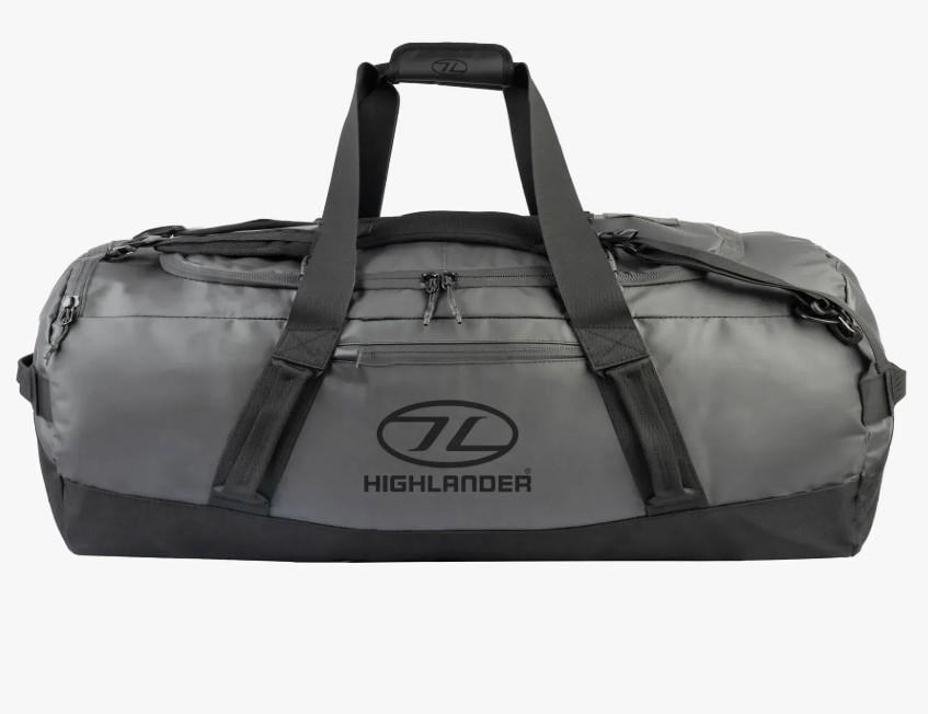 Сумка дорожня водозахисна Highlander Hauler Duffel 120 л Dark Grey (DB135-DGY)