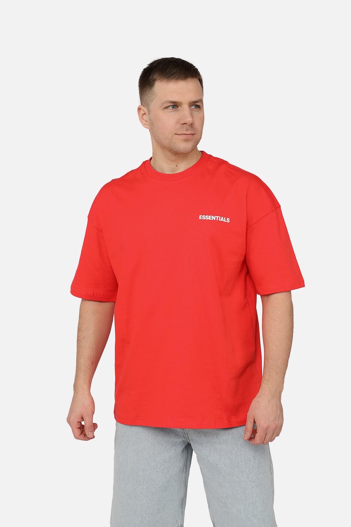 Футболка мужская ЦБ-00272930 с коротким рукавом р. 50 Красный (SKT001052782) Футболка мужская ЦБ-00272930 с коротким рукавом р. 50 Красный (SKT001052782)