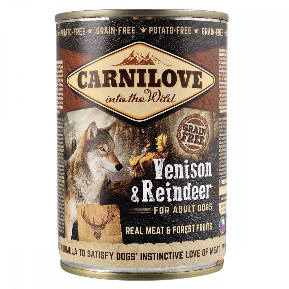 Корм влажный Carnilove Dog k консервы для собак с северным оленем 400 г (8595602529292) Корм влажный Carnilove Dog k консервы для собак с северным оленем 400 г (8595602529292)
