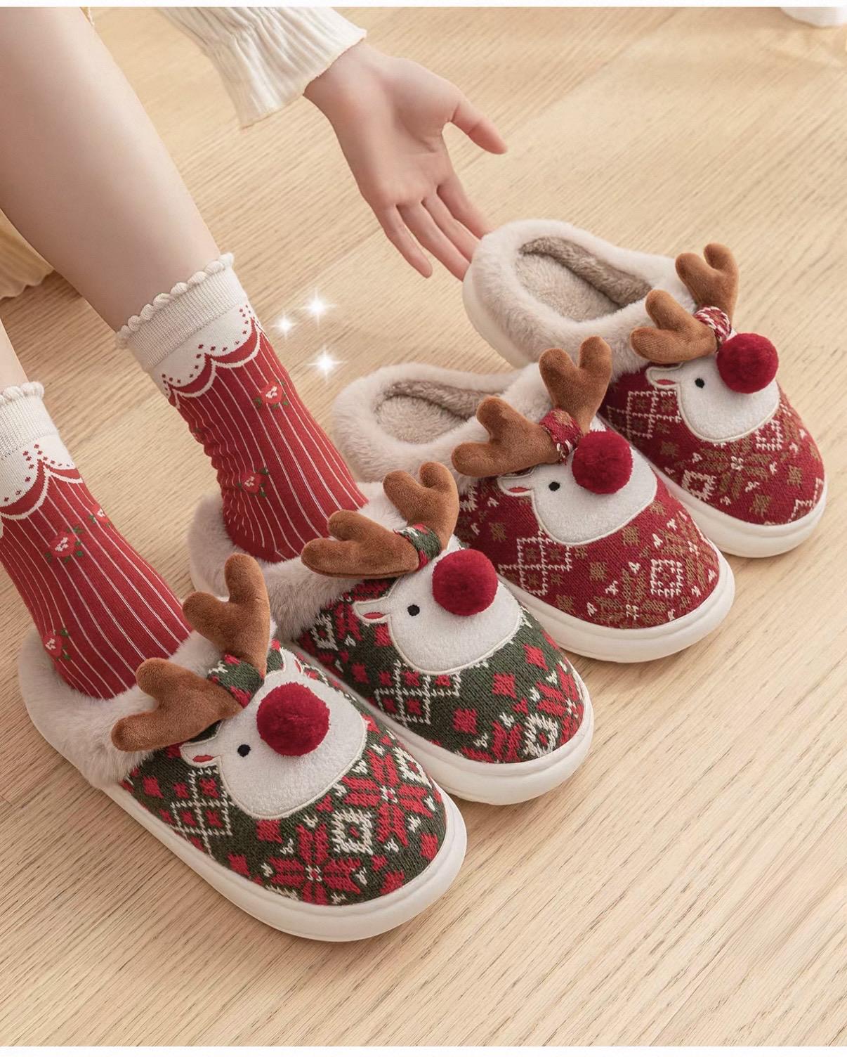 Домашние тапочки Warm Story Олени вышивка р. 44-45 (0005) - фото 5 Домашние тапочки Warm Story Олени вышивка р. 44-45 (0005) - фото 5