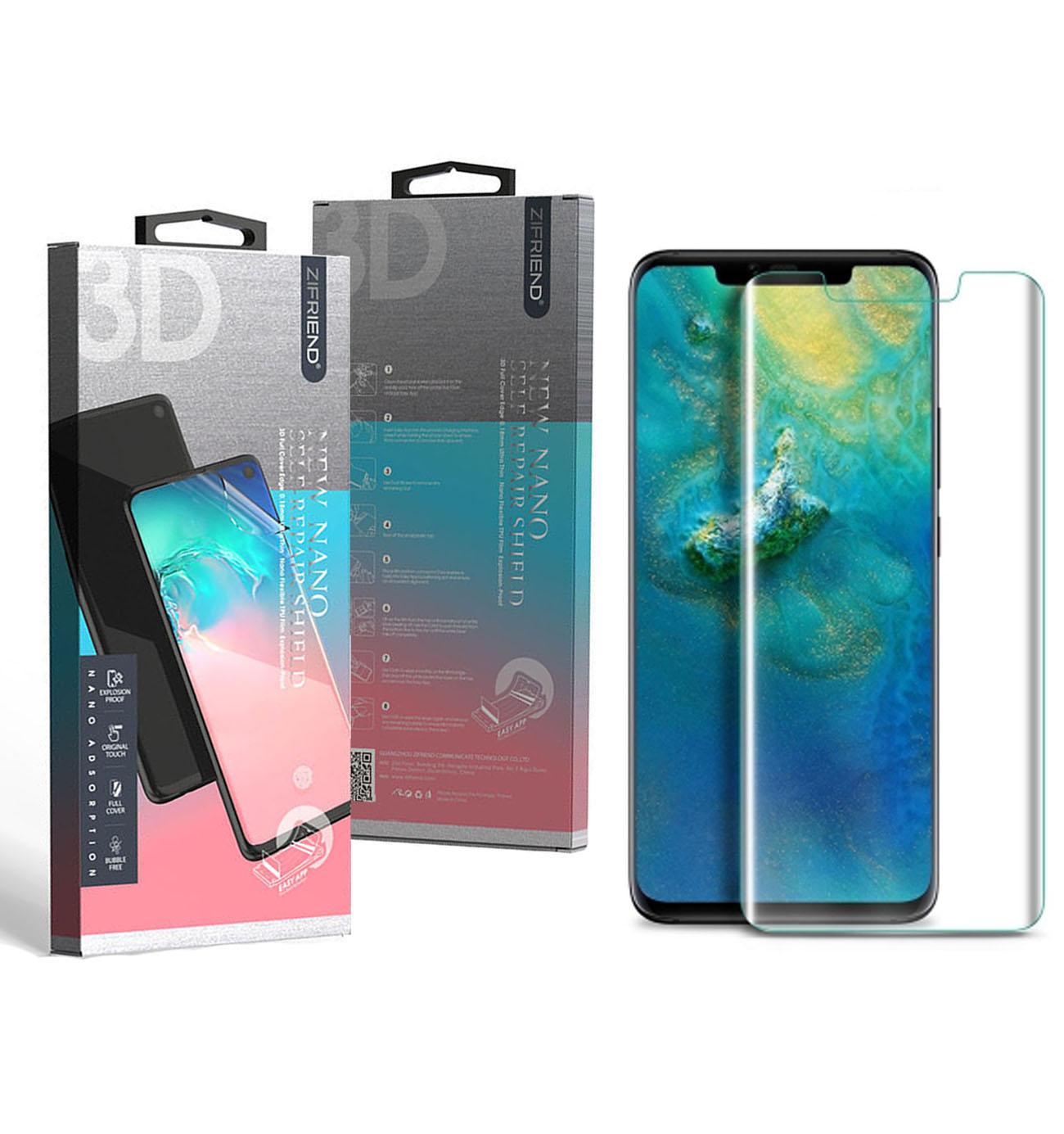 Защитная пленка ZIFRIEND 3D Full Cover Curved Edge для Huawei Mate 20 Pro Crystal Clear (703686) - фото 7