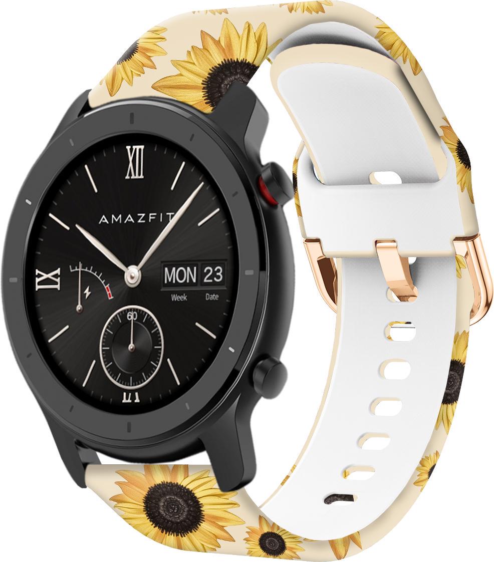 Ремінець силіконовий Colorful для Amazfit GTR 42 мм Sunflower Powder (37722)