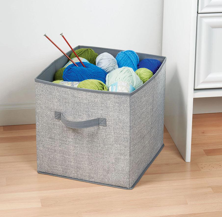 Кошик для зберігання складаний 26x26x25 Grey (30300634) - фото 5 Кошик для зберігання складаний 26x26x25 Grey (30300634) - фото 5