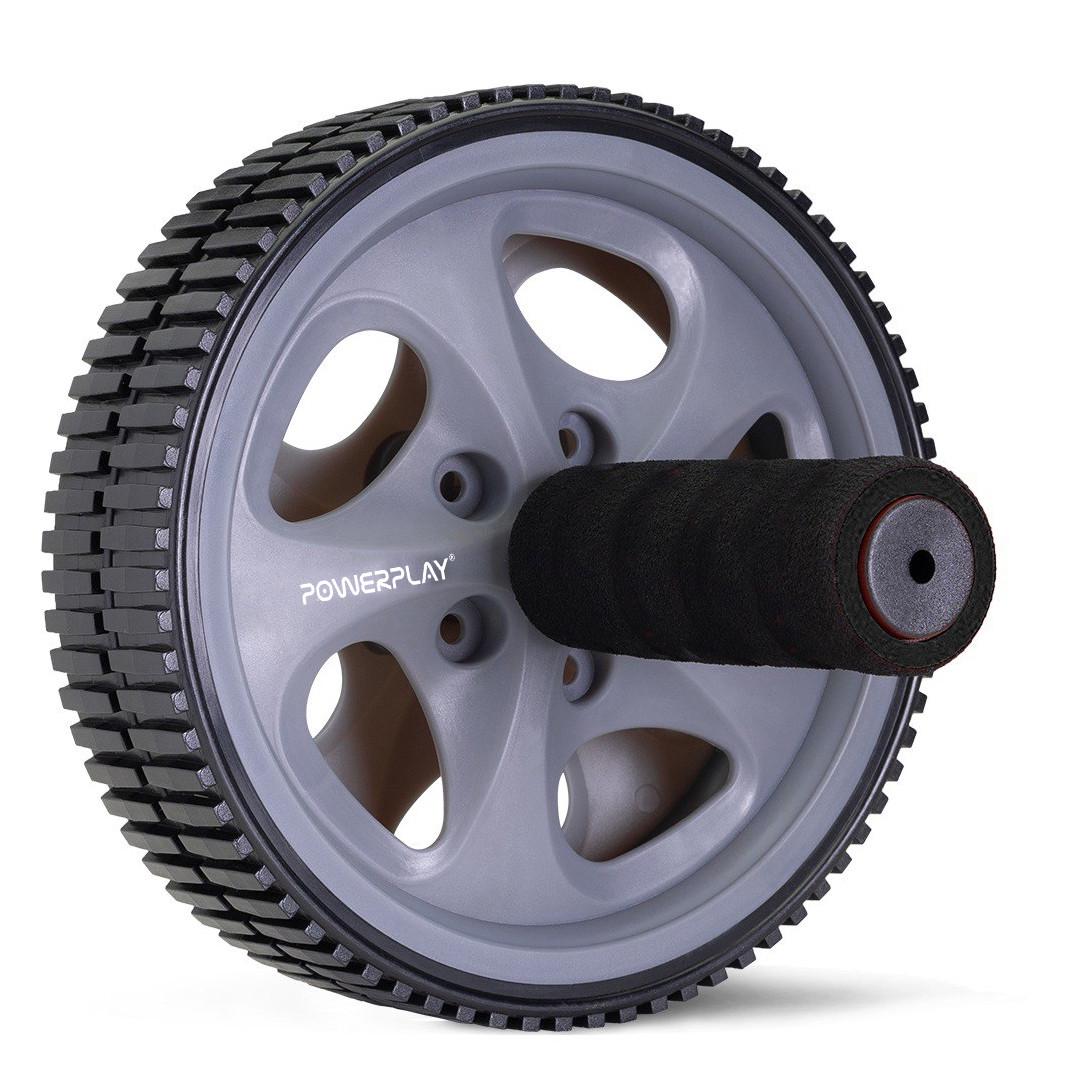 Колесо для преса PowerPlay PP-4345 Exercise Wheel Ø 16,5 см Сірий (25546429)