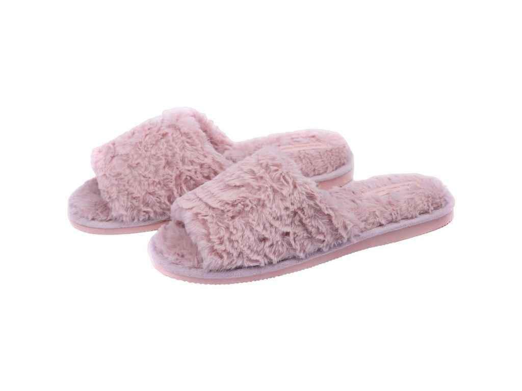 Тапочки домашние женские Twins HS открытые меховые р. 40 Розовый (1098299) Тапочки домашние женские Twins HS открытые меховые р. 40 Розовый (1098299)
