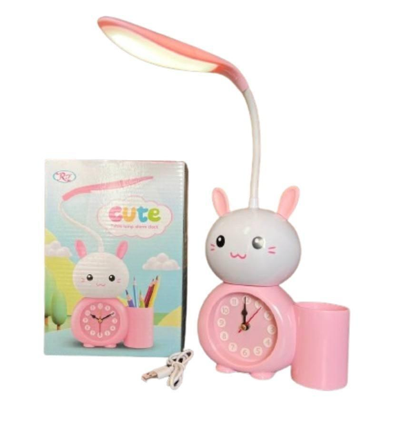 Часы комбинированные детские 3в1 с настольной лампой и органайзером для ручек (XL-800 RF 009)