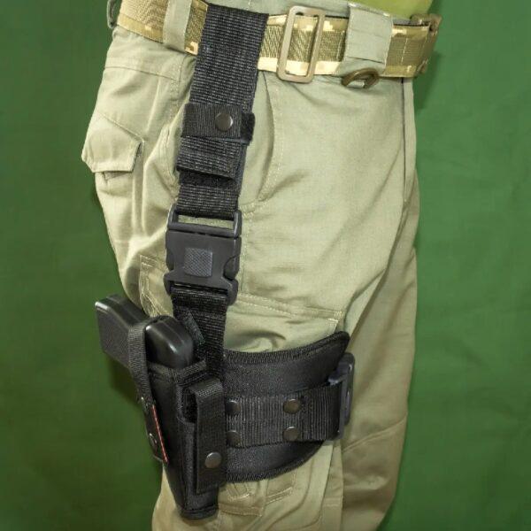 Кобура военная Kirasa на бедро для ПМ KI282 Черный (11066464) - фото 8 Кобура военная Kirasa на бедро для ПМ KI282 Черный (11066464) - фото 8